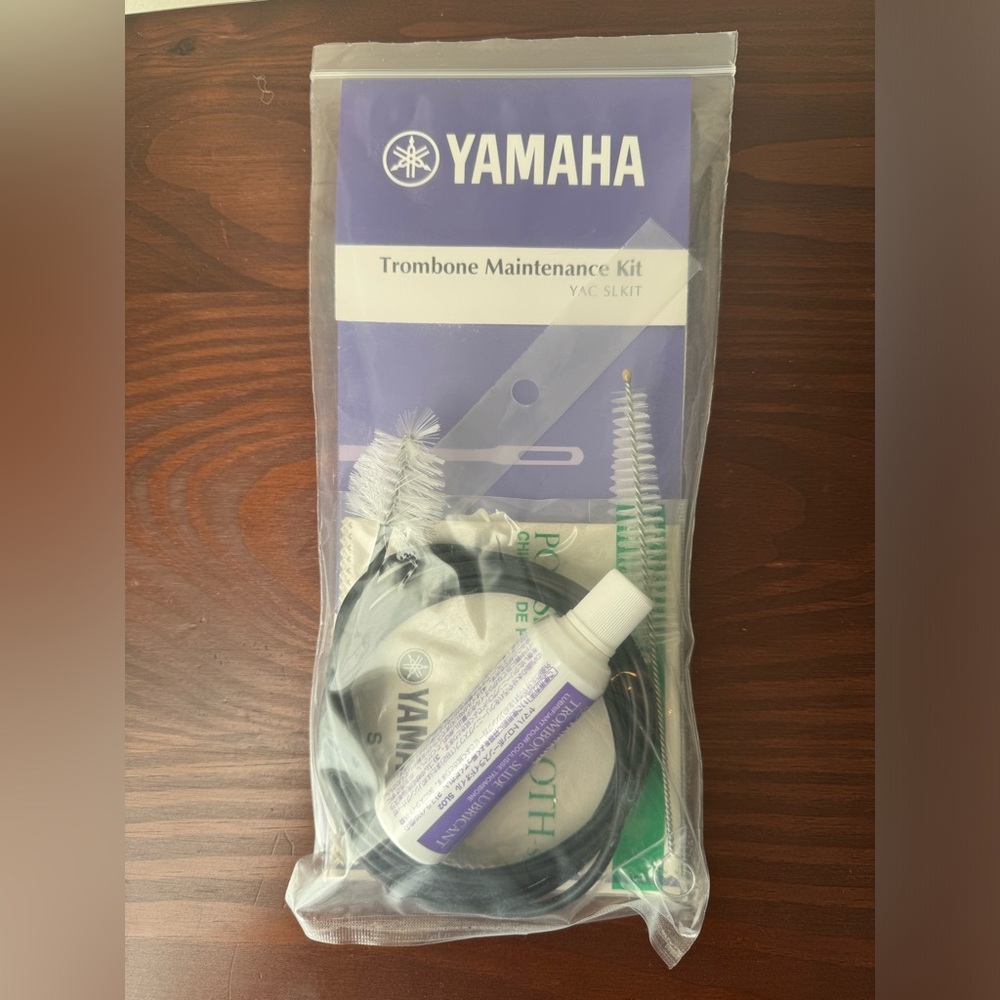 Yamaha Trombone Maintenance Kit - NEW cleaning slide grease brush